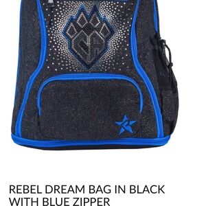 Rebel Dream Bag with Blue Zipper